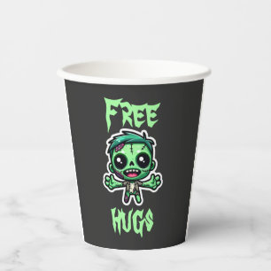 Vasos De Papel Un zombi divertido