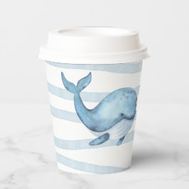 Vasos De Papel UNA BALLENA Primer Cumpleaños Debajo Del Mar