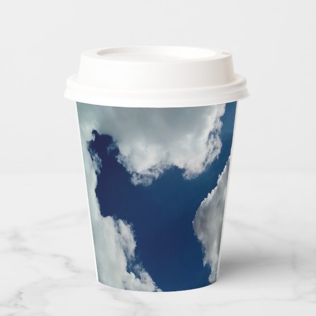 Vasos De Papel Una curva en las nubes (Anverso)