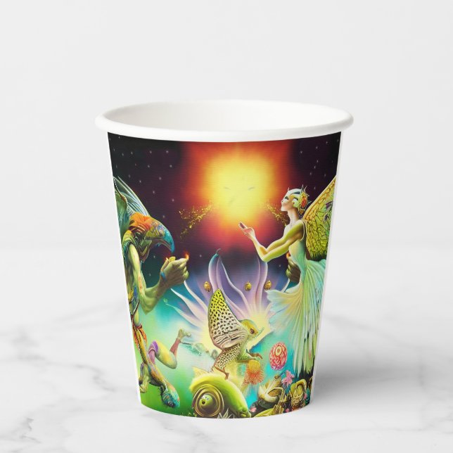 Vasos De Papel Una época de pintura de aceite recompensas (Anverso)