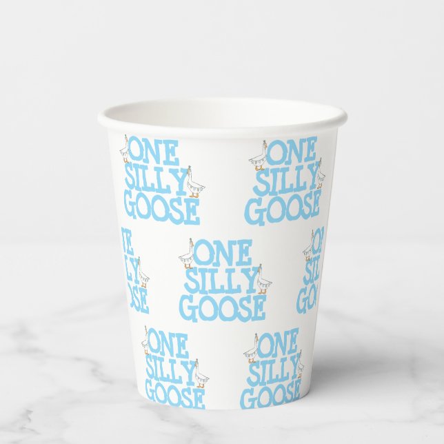 Vasos De Papel Una Goose Silly (Reverso )