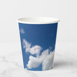 Vasos De Papel Una hilera de nubes