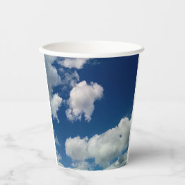 Vasos De Papel Una mezcla de nubes