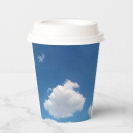 Vasos De Papel Una nube simple