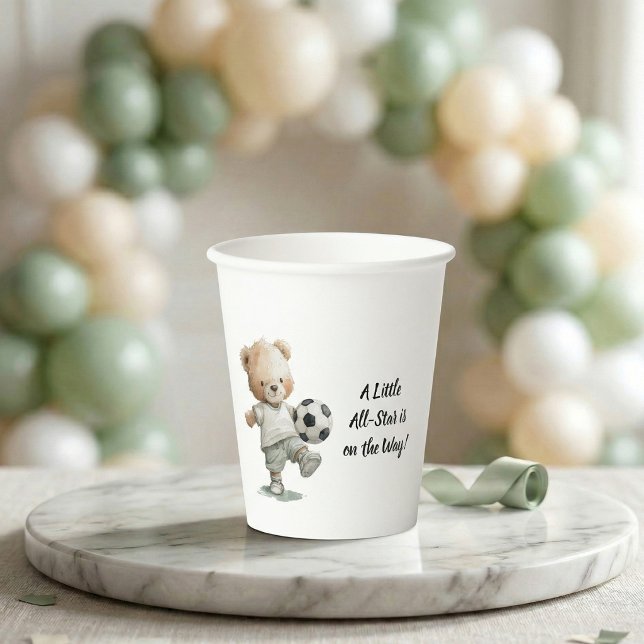 Vasos De Papel Una pequeña fiesta de bebé All-Star (A little ALL star paper cup)
