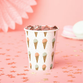 Vasos De Papel Una taza maravillosa de un cucharón