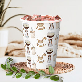 Vasos De Papel Una Tini en camino: Baby Shower de Martini Espress