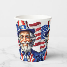Vasos De Papel Uncle Sam USA