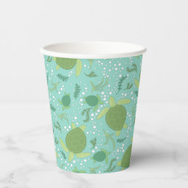 Vasos De Papel Under Sea Turtles Baby Shower