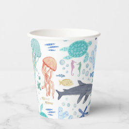 Vasos De Papel Under the Sea Boy Baby Shower