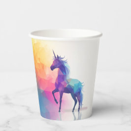 Vasos De Papel Unicorn Magic