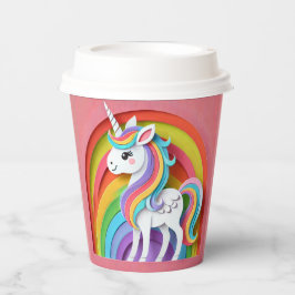 Vasos De Papel Unicornio