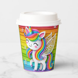 Vasos De Papel Unicornio 4