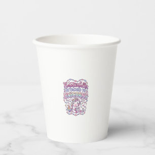 Vasos De Papel Unicornio Emocionalmente Apegado a Unicornios Orig