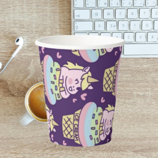 Vasos de Papel Unicornio Orgullo Dulce (Subido por el creador)