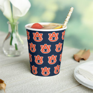 Vasos De Papel Universidad Auburn Logo de Auburn UA