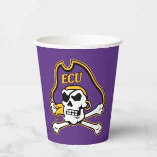 Vasos De Papel Universidad de Carolina del Este Piratas del ECU