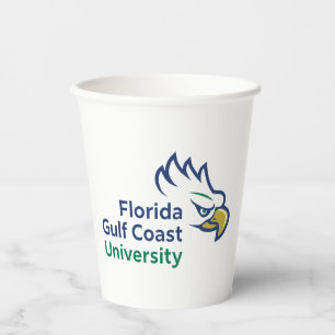 Vasos De Papel Universidad de la Costa del Golfo de Florida Águ