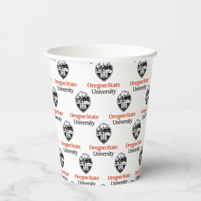 Vasos De Papel Universidad Estatal de Oregon (Reverso )