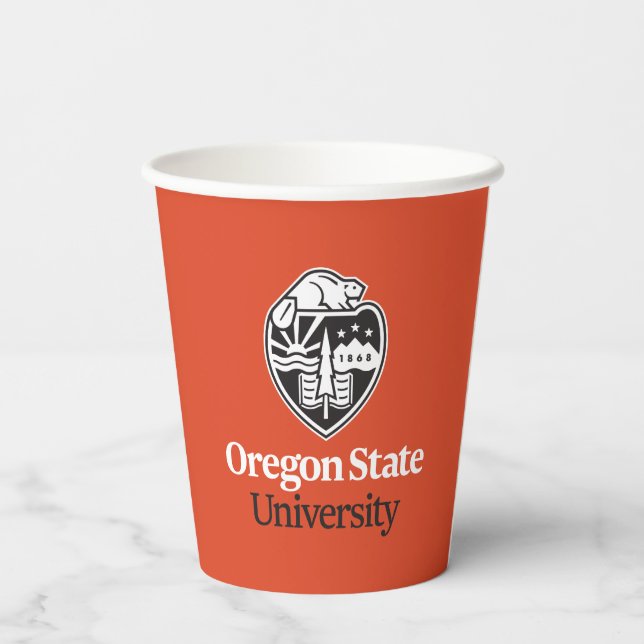 Vasos De Papel Universidad Estatal de Oregon (Reverso )