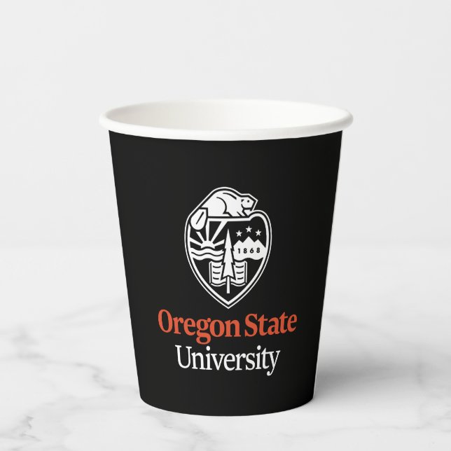 Vasos De Papel Universidad Estatal de Oregon (Reverso )