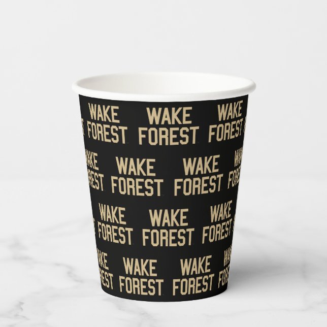 Vasos De Papel Universidad Wake Forest | Bosque Wake (Reverso )