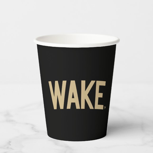Vasos De Papel Universidad Wake Forest | Wake Arch (Reverso )