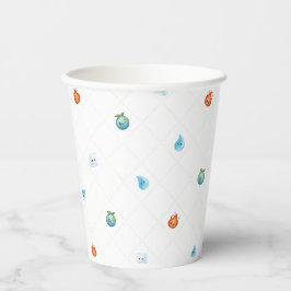 Vasos De Papel Uno con los elementos primer cumpleaños