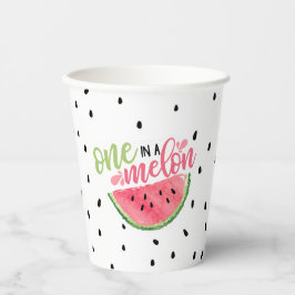 Vasos De Papel Uno en una taza de papel de melón - Rosa