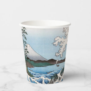 Vasos De Papel Utagawa Hiroshige - Mar frente a Satta, Provincia
