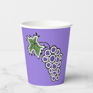 Vasos De Papel Uvas