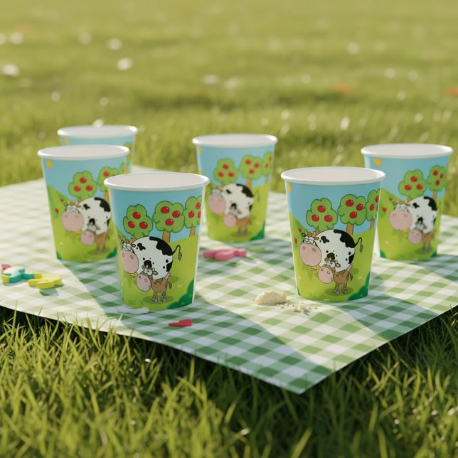 Vasos De Papel Vaca Y Calf (Subido por el creador)