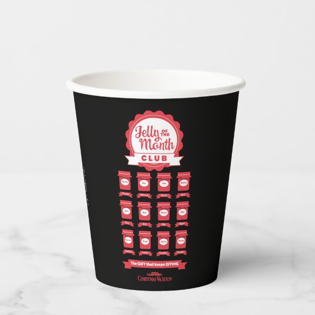 Vasos De Papel Vacaciones de navidades | Jelly of the Month Club (Anverso)