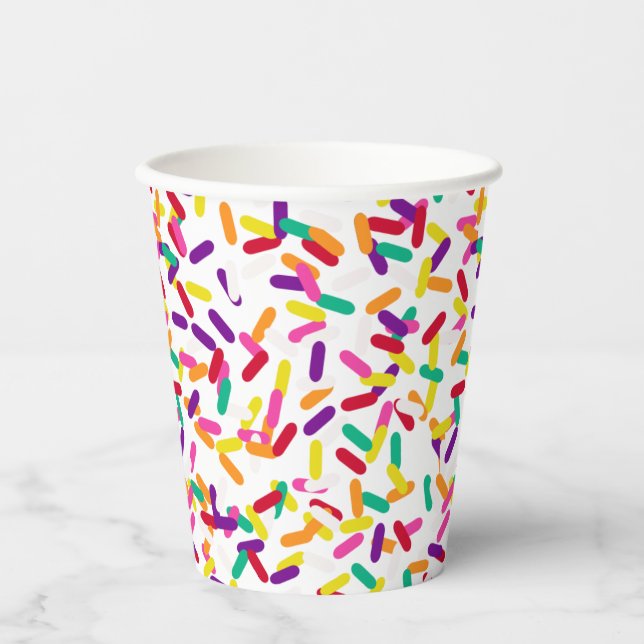 Vasos De Papel Vainilla Sprinkles (Anverso)