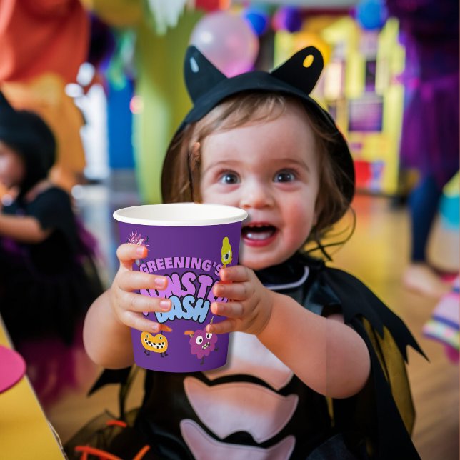 Vasos De Papel Vajilla de fiesta de béisbol para niños de Hallowe (Subido por el creador)