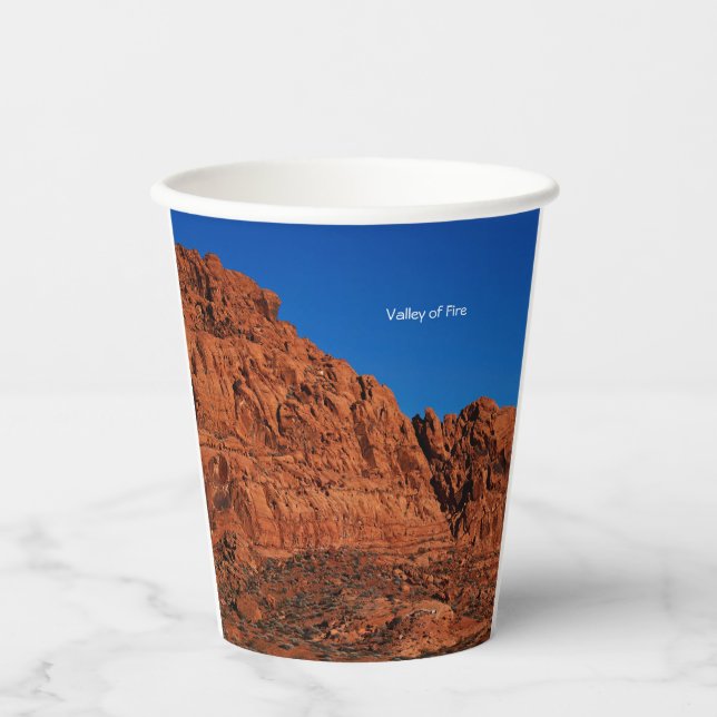 Vasos De Papel Valle de Fuego (Anverso)