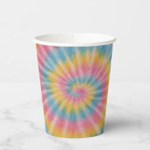 Vamos a Groove Tie Dye Paper Cups