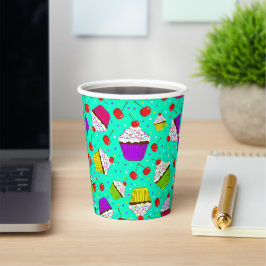 Vasos De Papel vamos a la fiesta
