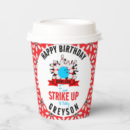 Vasos De Papel ¡Vamos Bowl! Niños divertidos 5 cumpleaños fiesta