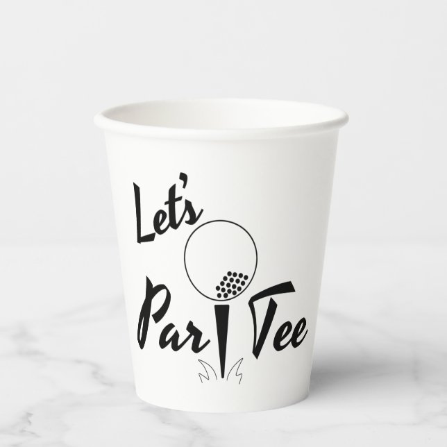 Vasos De Papel Vamos Par Tee (Anverso)