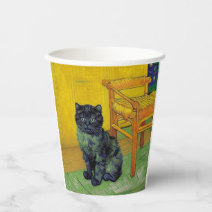 Vasos De Papel Van Gogh Black Cat