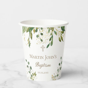 Vasos De Papel vegetación bautismo