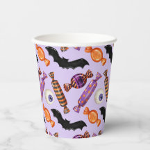 Vela de Halloween trata morado