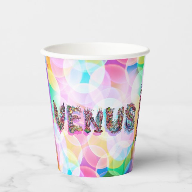 Vasos De Papel Venus (Anverso)
