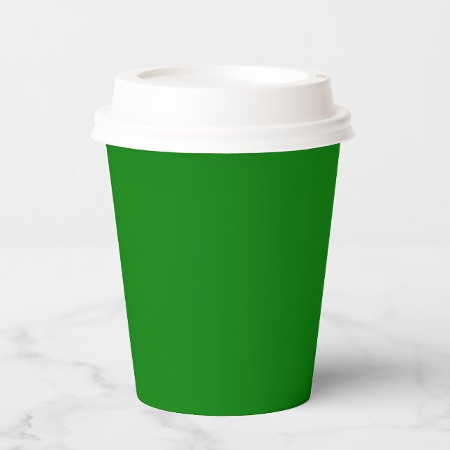 Vasos De Papel Verde claro (Anverso)