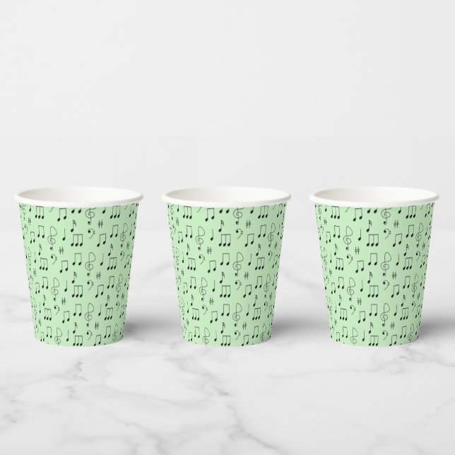 Vasos De Papel Verde recién notado (Multi)