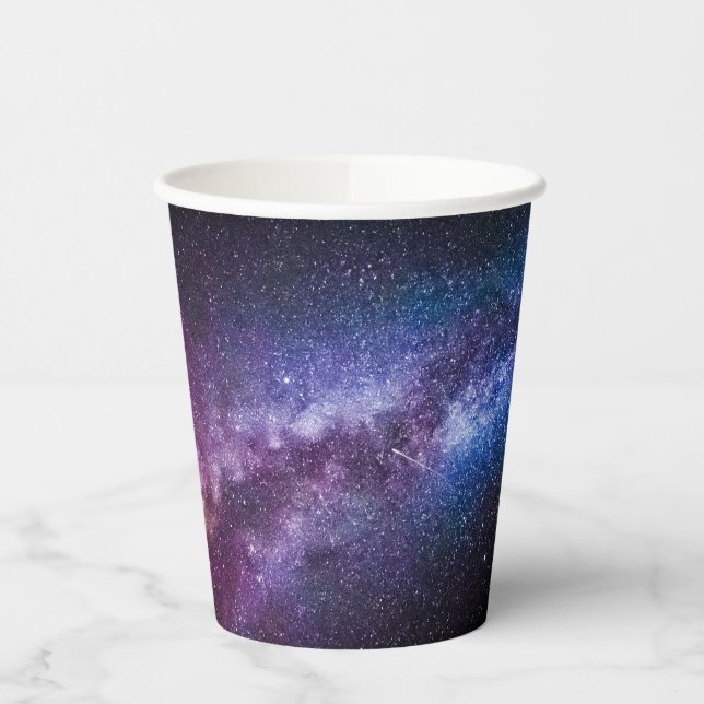 Vasos De Papel Vía láctea colores brillantes (Izquierda)