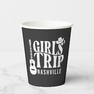 Vasos De Papel Viaje de chicas a Nashville 2025 Vacaciones de ver