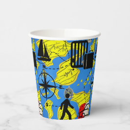 Vasos De Papel Viajero del Mundo