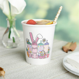 Vasos De Papel Vibes de Pascua